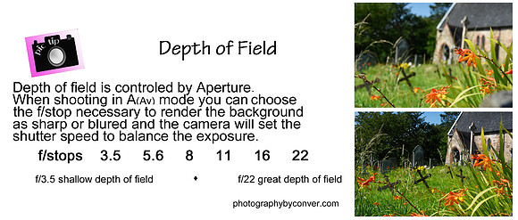 Depth of Field Pic Tip with illustrations