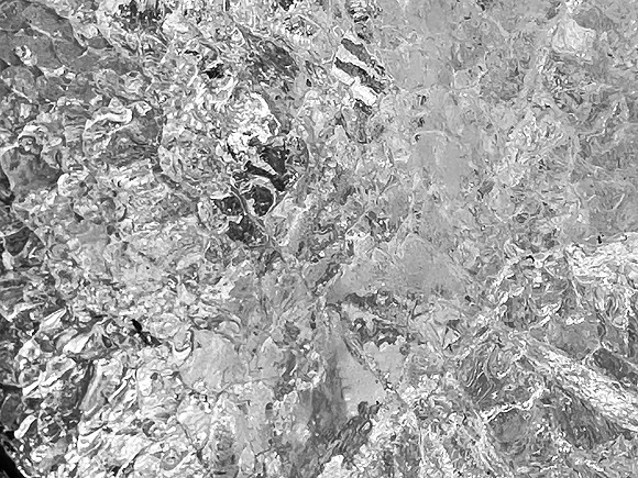 Ice crystals up