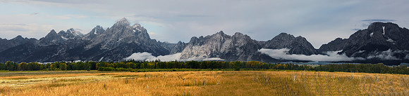 Low Clouds and the Tetons