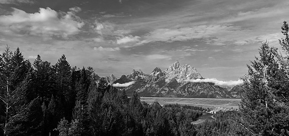 Tetons and Clouds