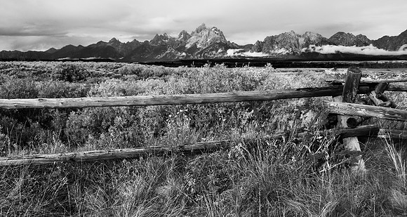 The Tetons at Cunningham's Cabin