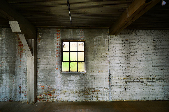 Interior with Painted Window