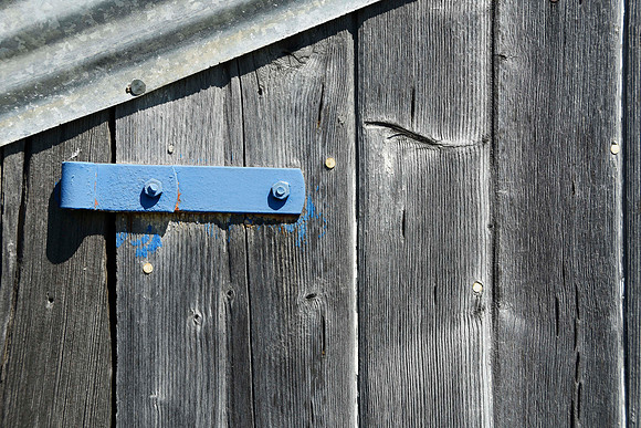 Barn Door and Blue