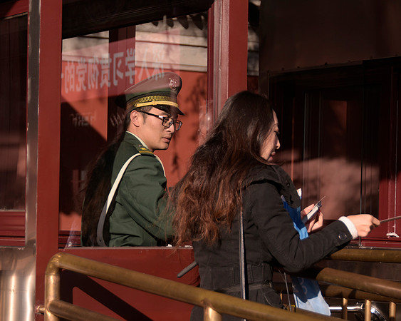 Ching at Summer Palace Entrance