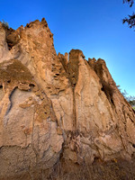 Bandelier Cliff sculpture