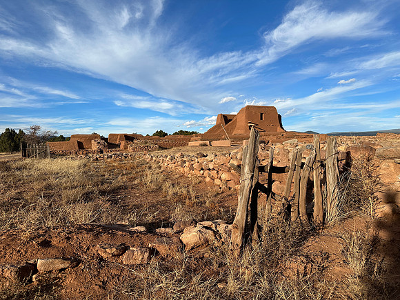Pecos Church and fence 2