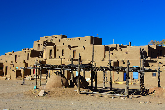 Four story Pueblo