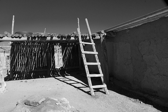 Shadows and Tires Black and White