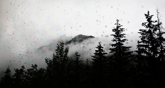 Rainy day on the Train 3