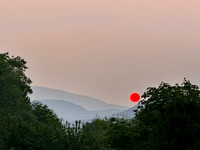 A blue dot shoots a Red dot