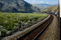 Train on a curve